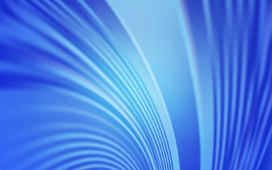 Light BLUE vector template with curved lines. Shining colorful illustration in simple style. Abstract style for your business design.