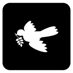 Fototapeta premium bird of peace, vector illustration.