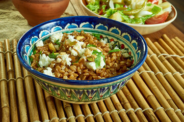 Freekeh pilaf