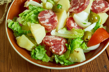 Palermo Sicilian-Style Hot Sausage salad