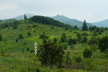 Bieszczady - granica polsko-ukraińska