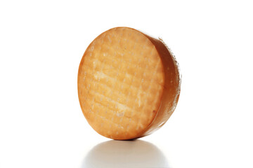 Milk cheese. Isolation on a white background.