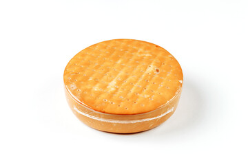 Milk cheese. Isolation on a white background.