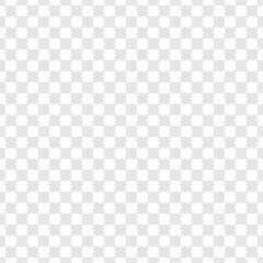 Subtle checkered texture. Vector seamless pattern with small curved shapes in staggered array, puzzle elements. Simple abstract white and gray geometric background. Modern minimal ornament design