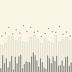 Seamless Black and White Pattern.  Vintage Geometric Background