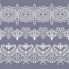 Abstract ethnic nature seamless line art stripes