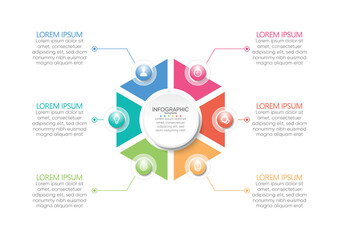 Presentation business abstract background infographic template