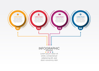 Presentation business abstract background infographic template