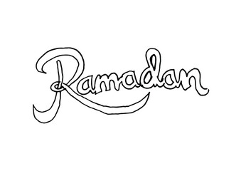 Ramadan Kareem greeting beautiful lettering