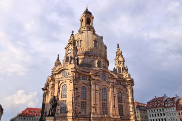 Fototapeta na wymiar Dresden Frauenkirche church