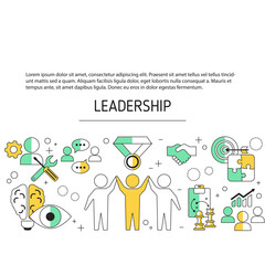 Leadership vector concept