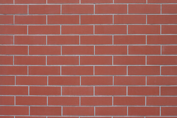 Red wall straight view