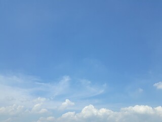 blue sky with clouds