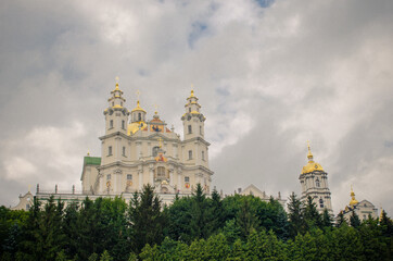Fototapeta na wymiar Holy Dormition Pochayiv Lavra 