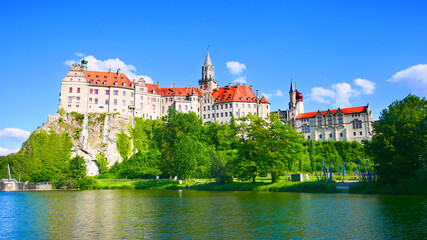 Sigmaringen, Deutschland: Das Schloss im Sommer