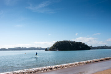 SUP in Paihia, bay of islands, northland, New Zealand