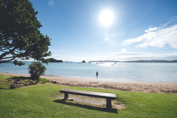 Ocean view in Paihia, bay of islands, northland, New Zealand