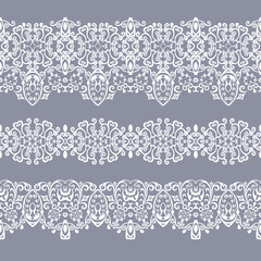 Abstract ethnic nature seamless line art stripes