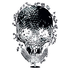 Fototapeta premium vectorel drawing pattern designed for t-shirt with palm flower.eps