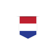 Netherlands flag vector. National Simple Netherlands flag