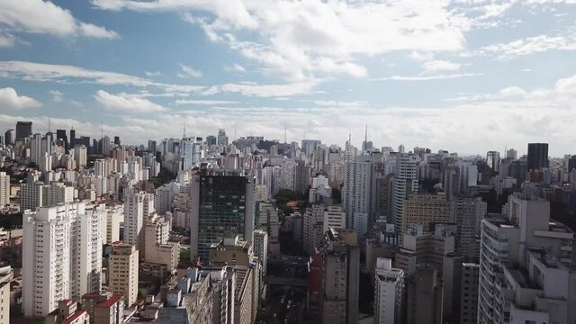 Drone Shot from São Paulo Brazil made with DJI Mavic Pro in 4k resolution and a flat picture profile.