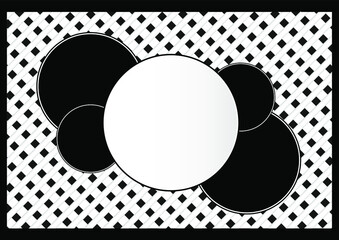 black and white frame