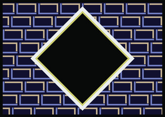 black and white square background