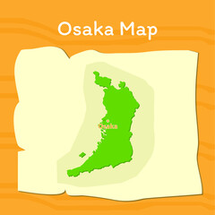 Osaka Prefecture Map of Japan Country