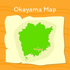 Okayama Prefecture Map of Japan Country