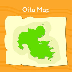 Oita Prefecture Map of Japan Country