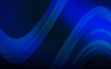 Dark BLUE vector background with galaxy stars. Space stars on blurred abstract background with gradient. Pattern for futuristic ad, booklets.