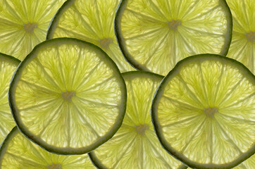 background with lime on the light