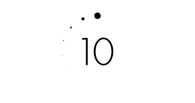 COUNTDOWN / 10 seconds / DCI 4K / 30P