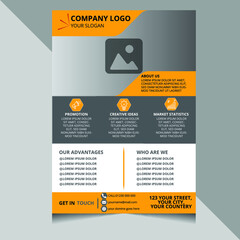 Corporate flyer design for business