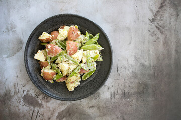 Potato Salad with Snap Peas