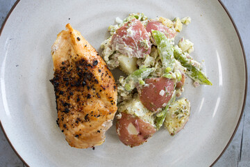 Grilled Chicken with Potato Salad