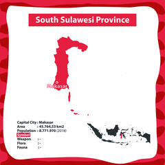 South Sulawesi Province Map of Indonesia Country