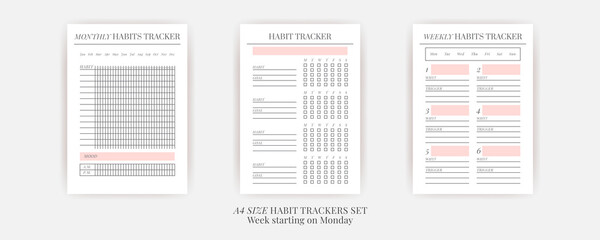 Planner sheet vector. Printable vertical notebook page