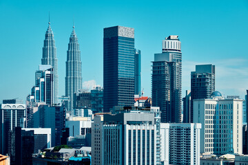 Fototapeta premium Skyscrapers in Kuala Lumpur