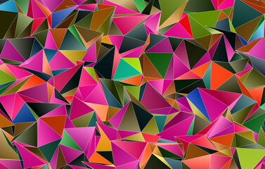 Abstract Low-Poly background. triangulated texture. Design 3d. Polygonal geometrical pattern. Triangular modern style