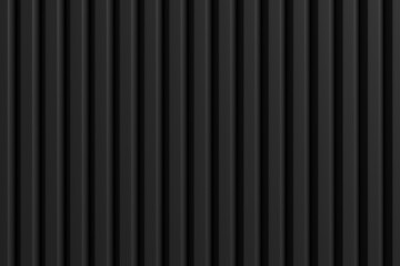 Dark gray background from vertical stripes 3D rendering