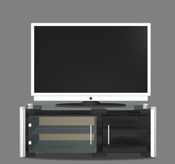 3d Modern TV set