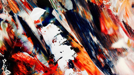 Colorful abstract background wallpaper. Modern motif visual art.  Mixtures of oil paint. Trendy...