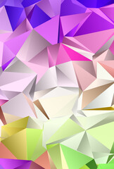 Obraz premium Abstract Low-Poly background. triangulated texture. Design 3d. Polygonal geometrical pattern. Triangular modern style