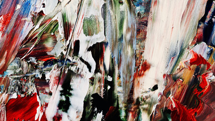 Colorful abstract background wallpaper. Modern motif visual art.  Mixtures of oil paint. Trendy...