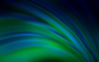 Dark Blue, Green vector abstract blurred background. An elegant bright illustration with gradient. Completely new design for your business.