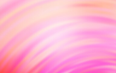 Light Pink, Yellow vector backdrop with bent lines. A sample with colorful lines, shapes. Abstract style for your business design.