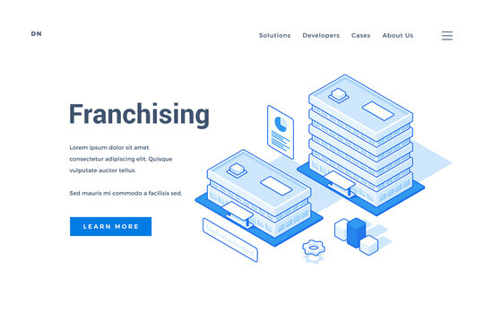 Web banner advertising franchising strategy for business