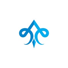 fleur de lis icon vector illustration design © sangidan