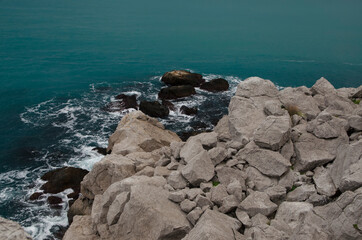 Coast of the Black Sea in winter